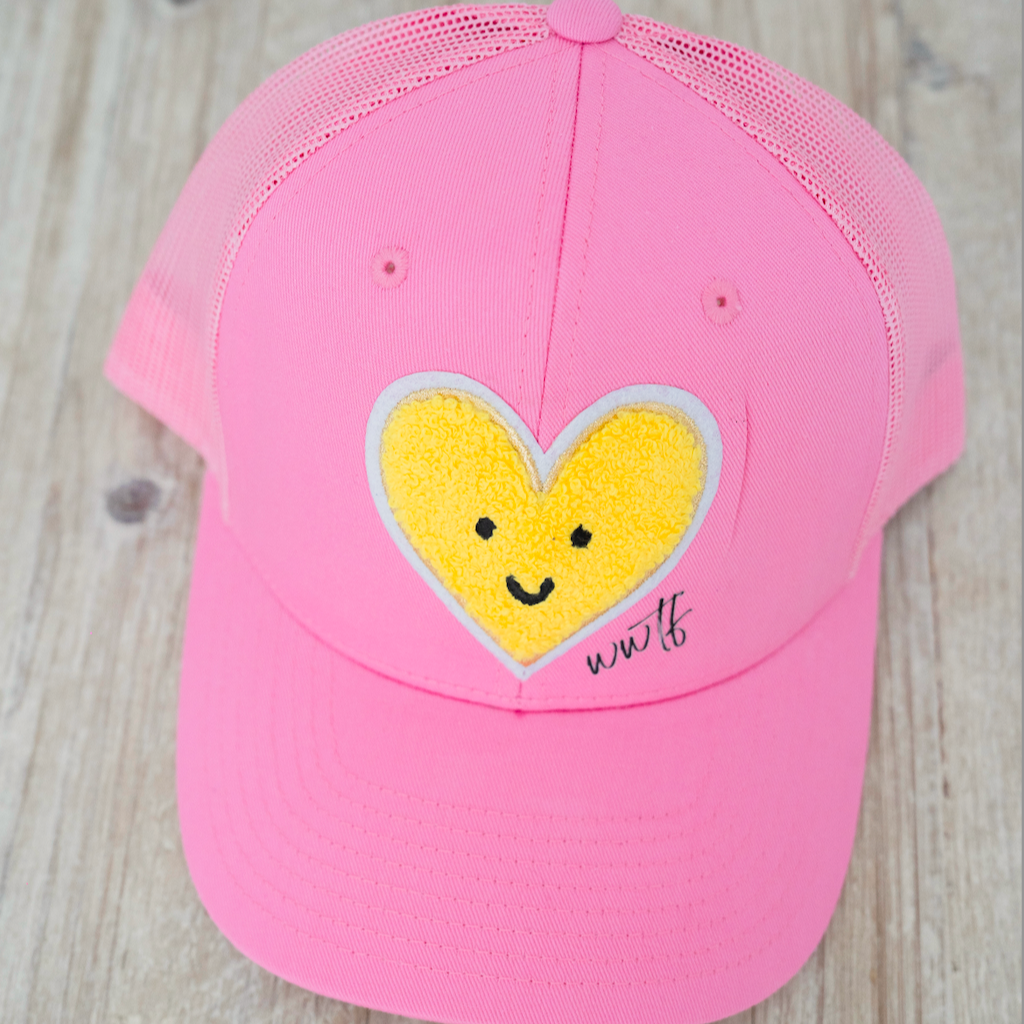 Find the Yellow Trucker Hat – Pink