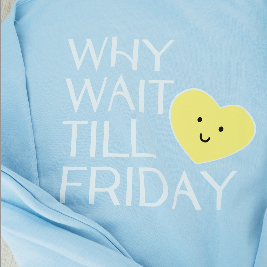 Find the Yellow Classic Crewneck – Sky Blue