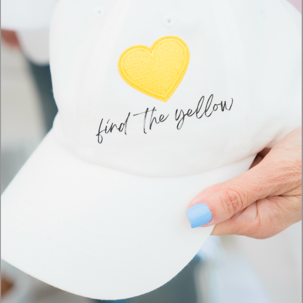 Find the Yellow Everyday Hat – White